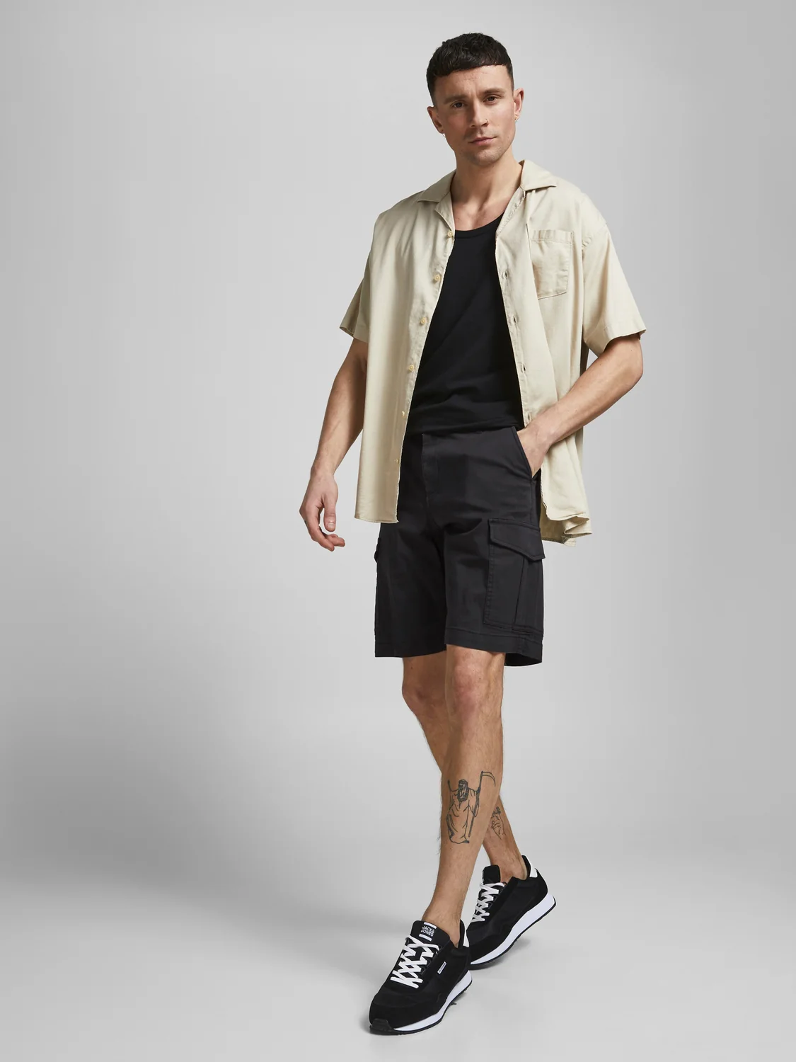 Jack & Jones Joe Shorts Black - 875 - Image 5