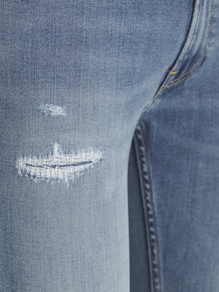 Jack & Jones Liam 161 Stretch Skinny Jeans Zip Fly Blue - 751 - Image 2