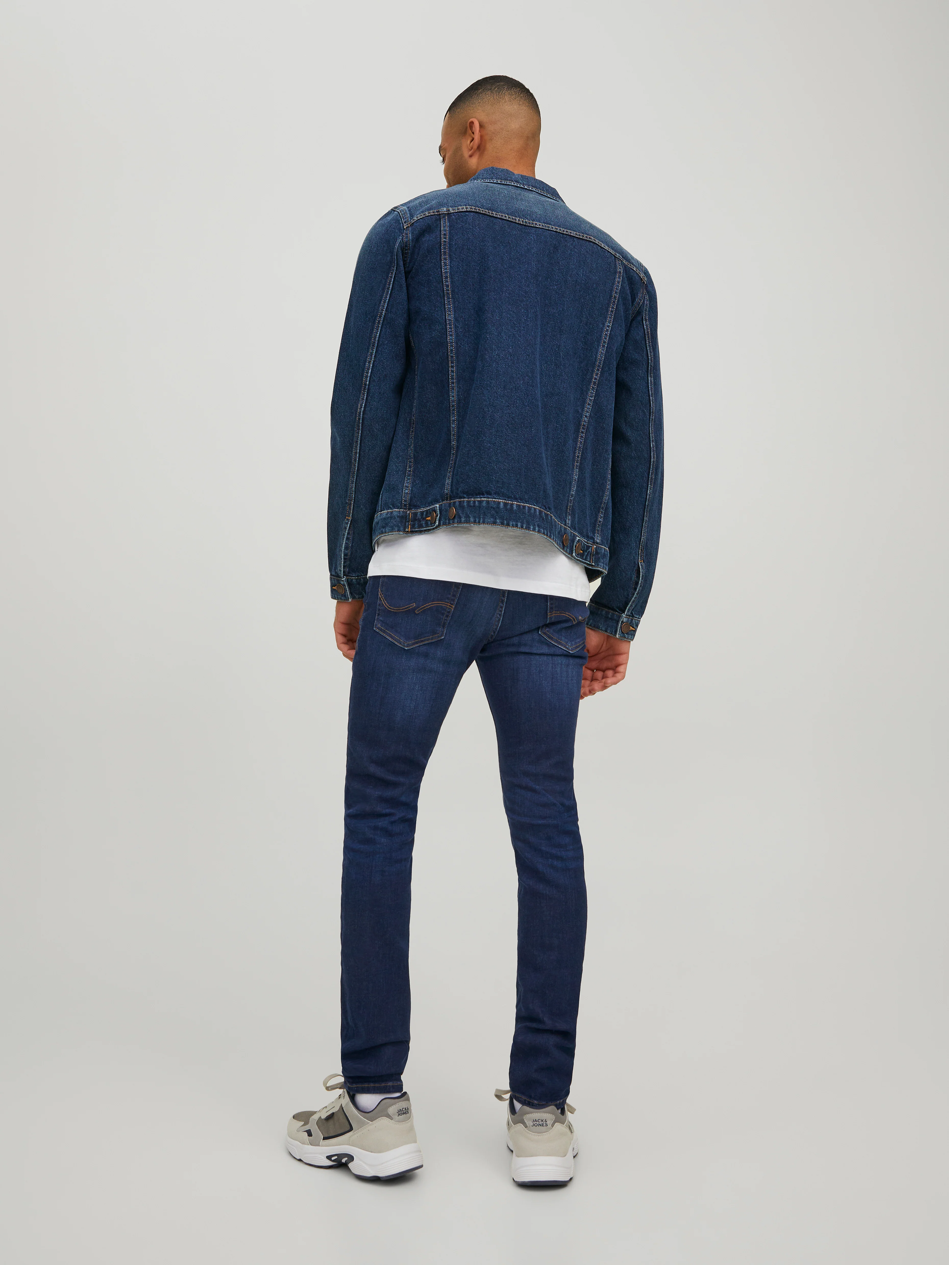 Jack & Jones Liam Original SBD 014 Skinny Fit Jeans Blue - 785 - Image 3