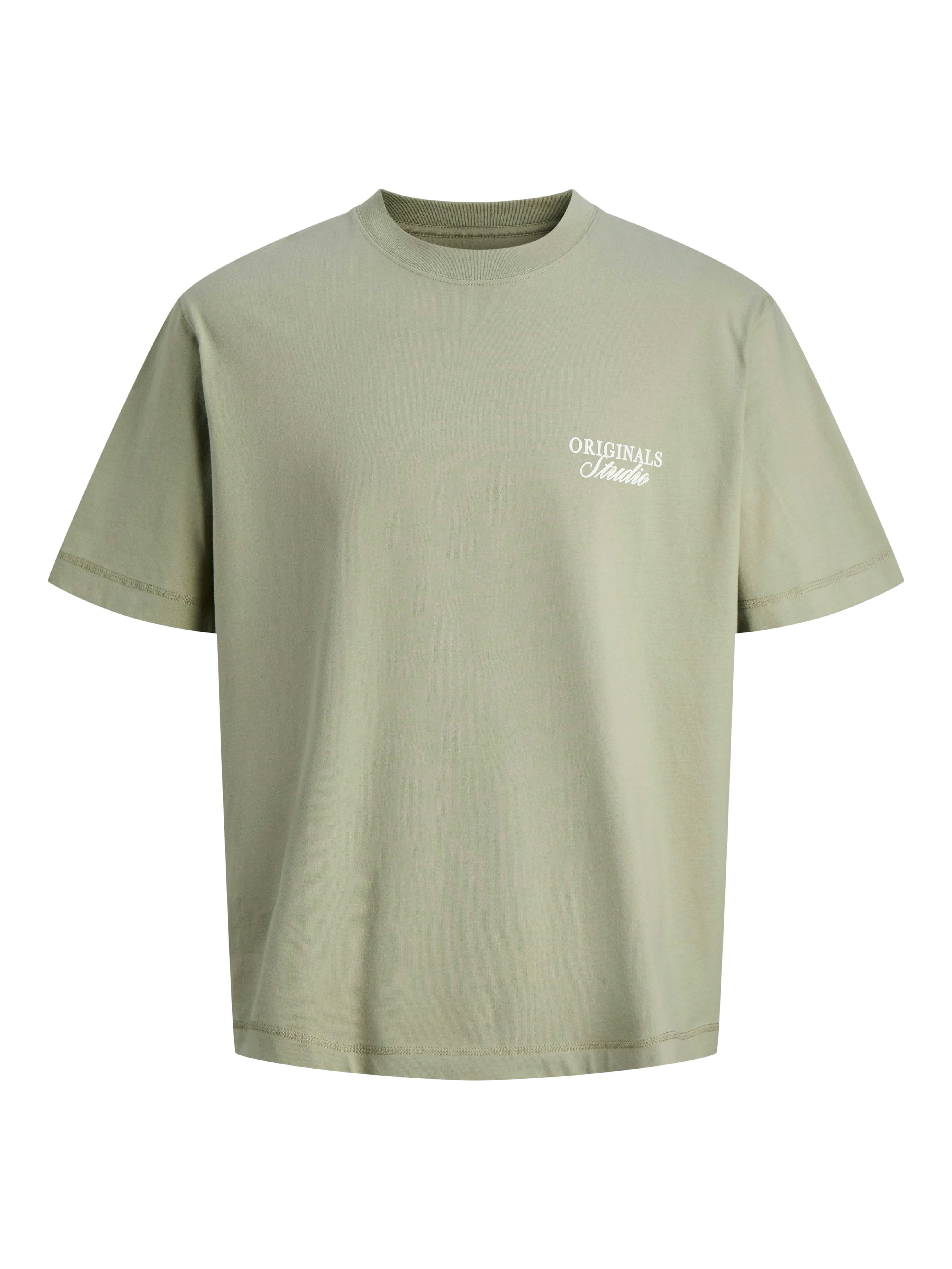 Jack & Jones Loose Fit Back Print Tee Seagrass Green - 384 - Image 9