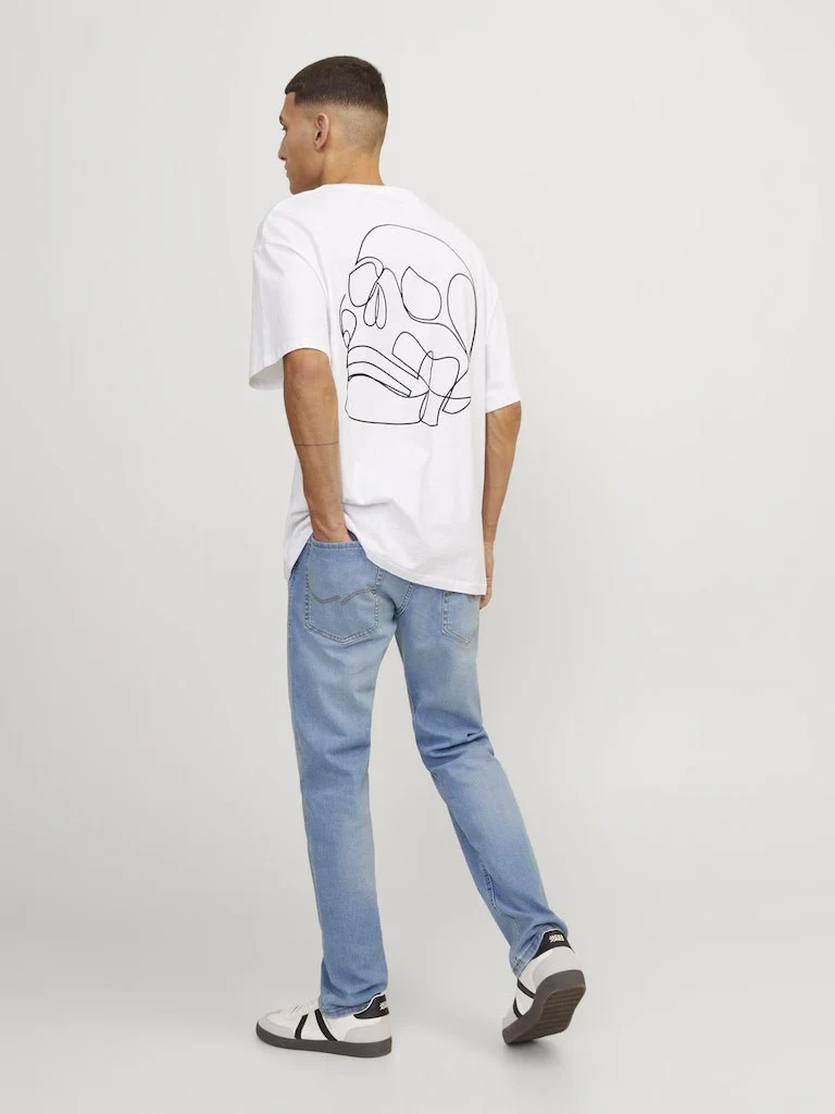 Jack & Jones Mike 339 Tapered Fit Denim Jeans Blue - 742 - Image 2