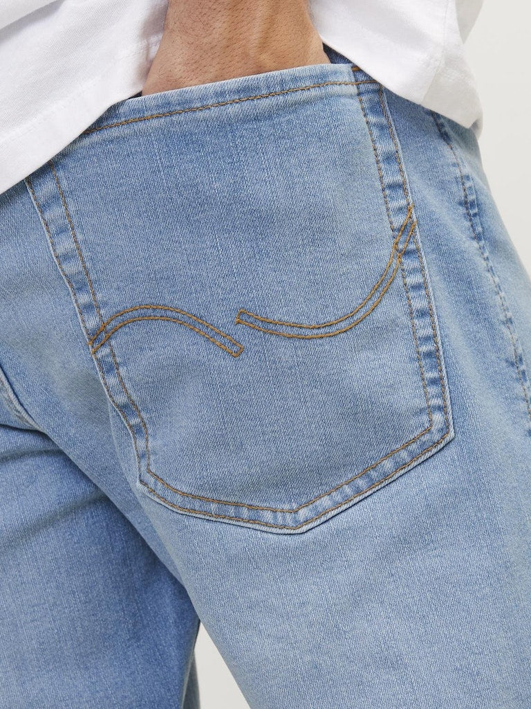 Jack & Jones Mike 339 Tapered Fit Denim Jeans Blue - 742 - Image 3