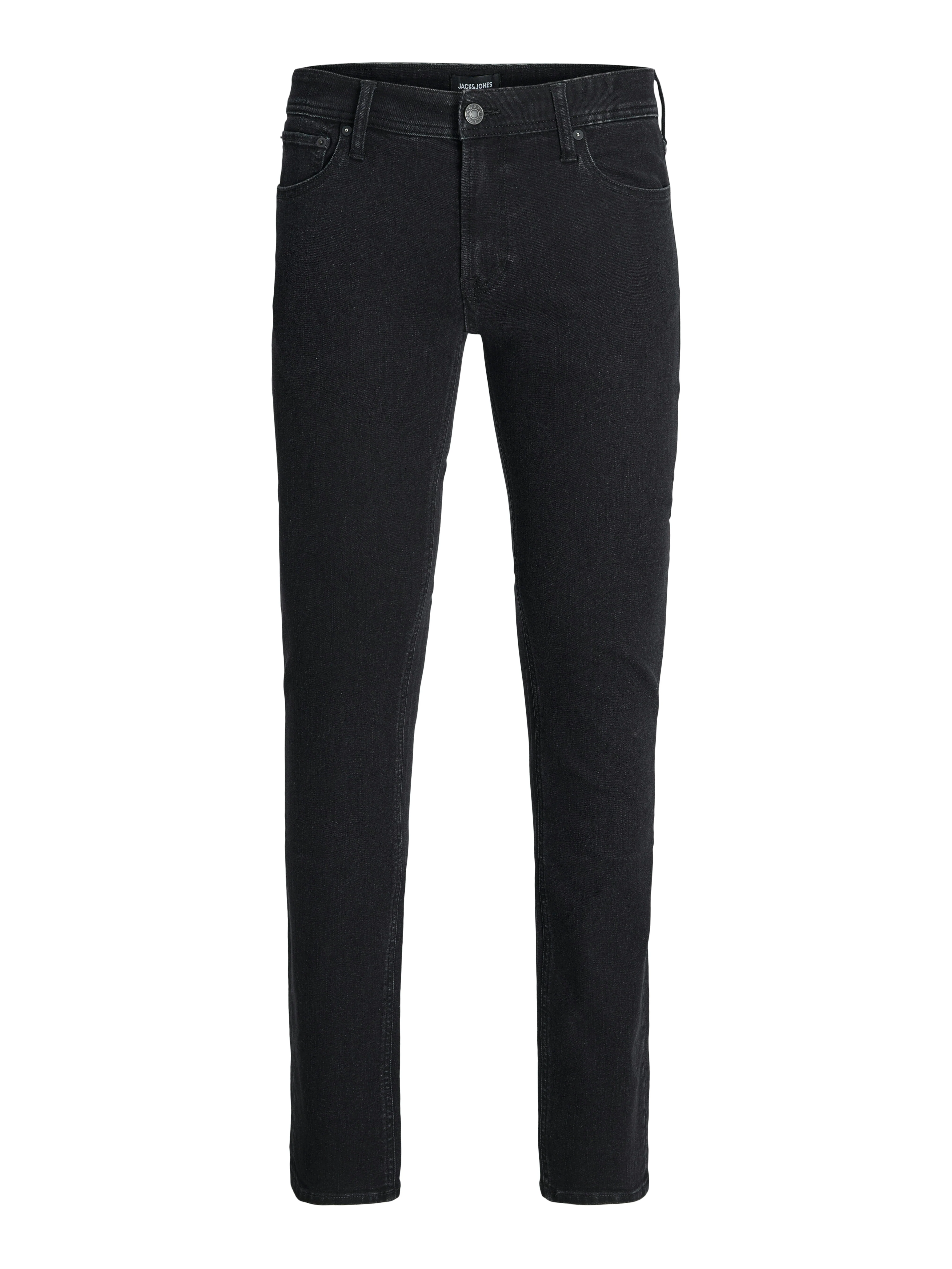 Jack & Jones Mike Tapered Fit Black Denim Jeans - 741