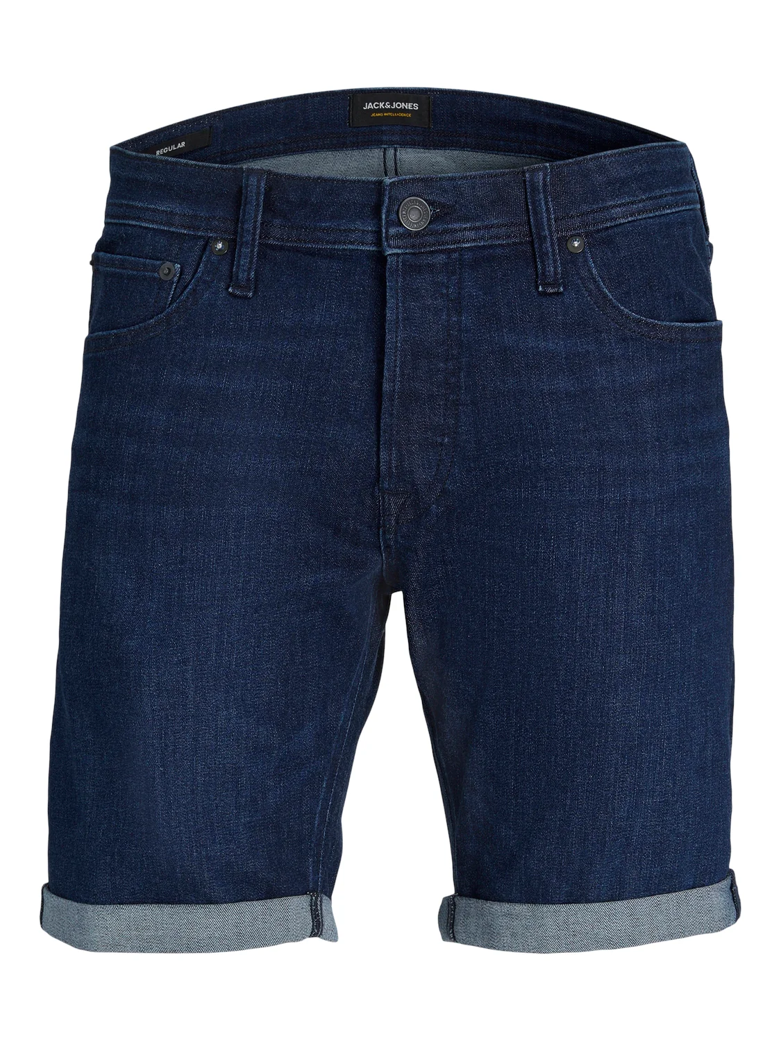 Jack & Jones Rick AM 610 Denim Shorts Solid Dark Blue - 810