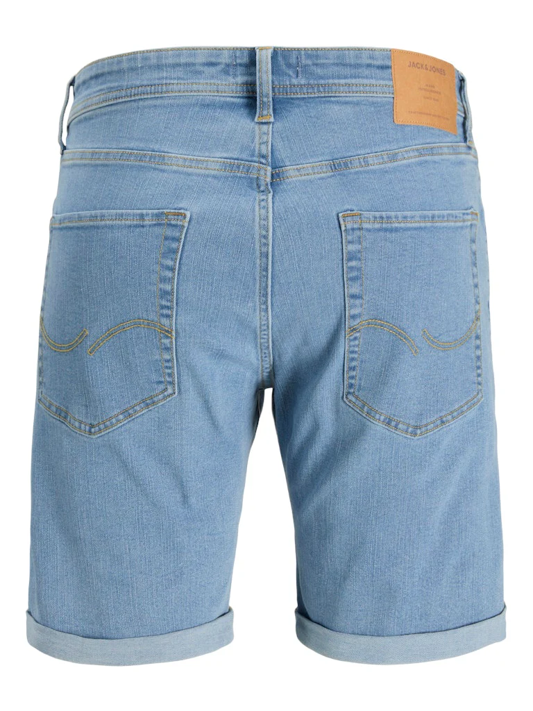 Jack & Jones Rick Original Denim Shorts Light Blue - 932 - Image 4