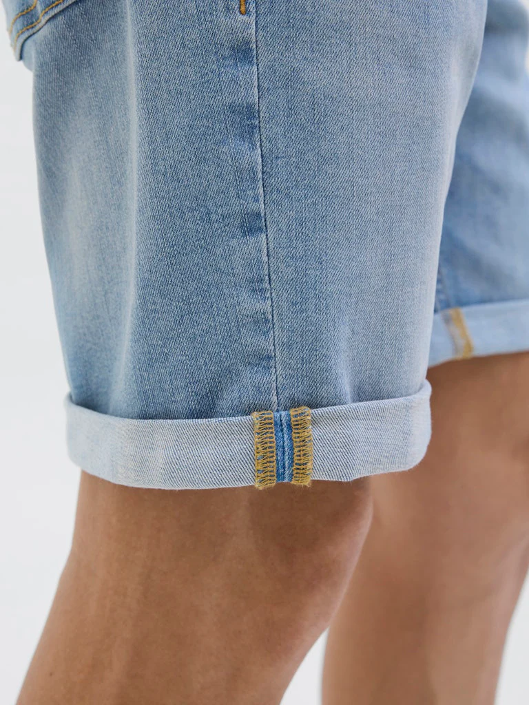 Jack & Jones Rick Original Denim Shorts Light Blue - 932 - Image 7