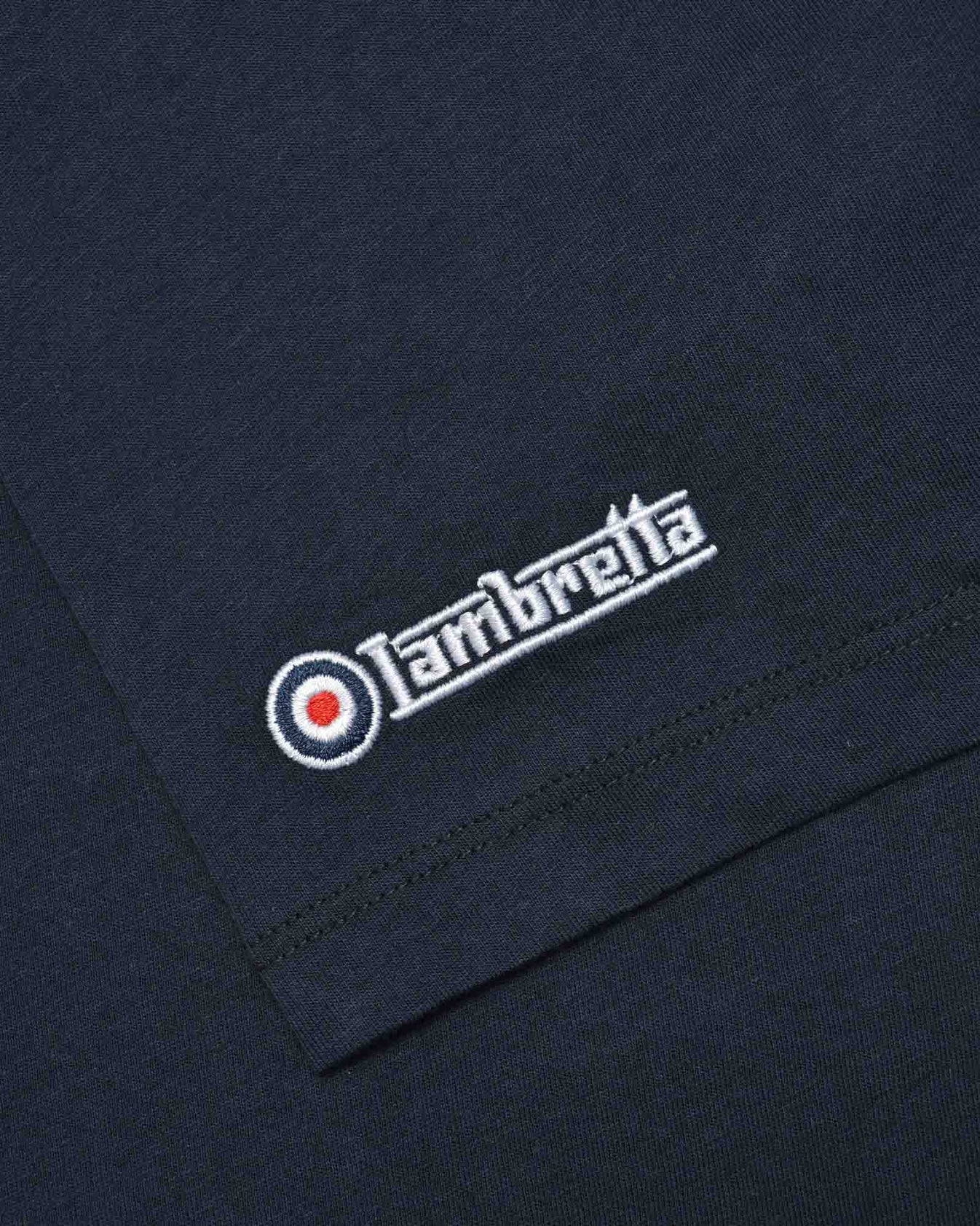 Lambretta Badges Tee Navy - 284 - Image 6