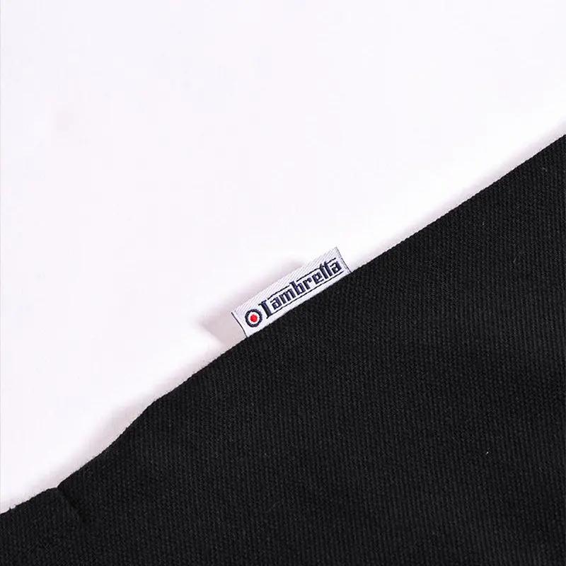 Lambretta Twin Tipped Polo Top Black & Gold - 056 - Image 6