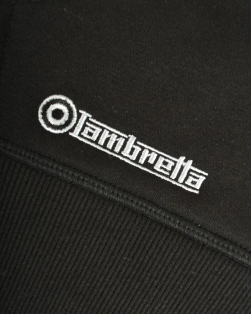 Lambretta Check Target Hoodie Black - 403 - Image 6