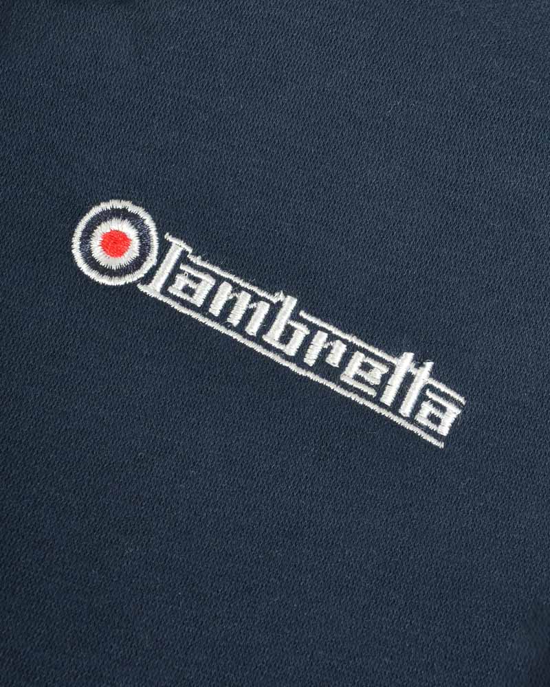 Lambretta F/Z Hoodie Navy Jet Stream/Red - 408 - Image 6