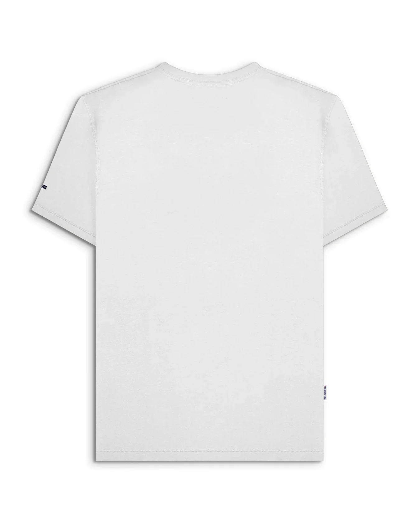 Lambretta Fade Racing Stripe Tee White - 264 - Image 4