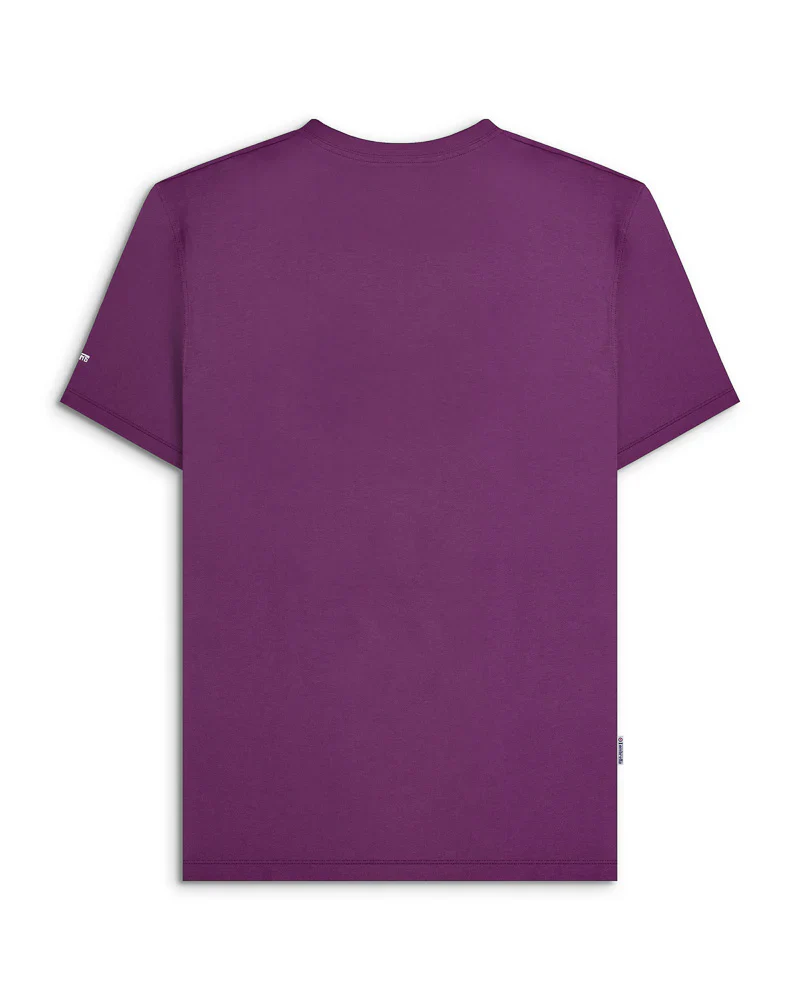 Lambretta Fade Racing Stripe Tee Winter Bloom Purple - 297 - Image 2