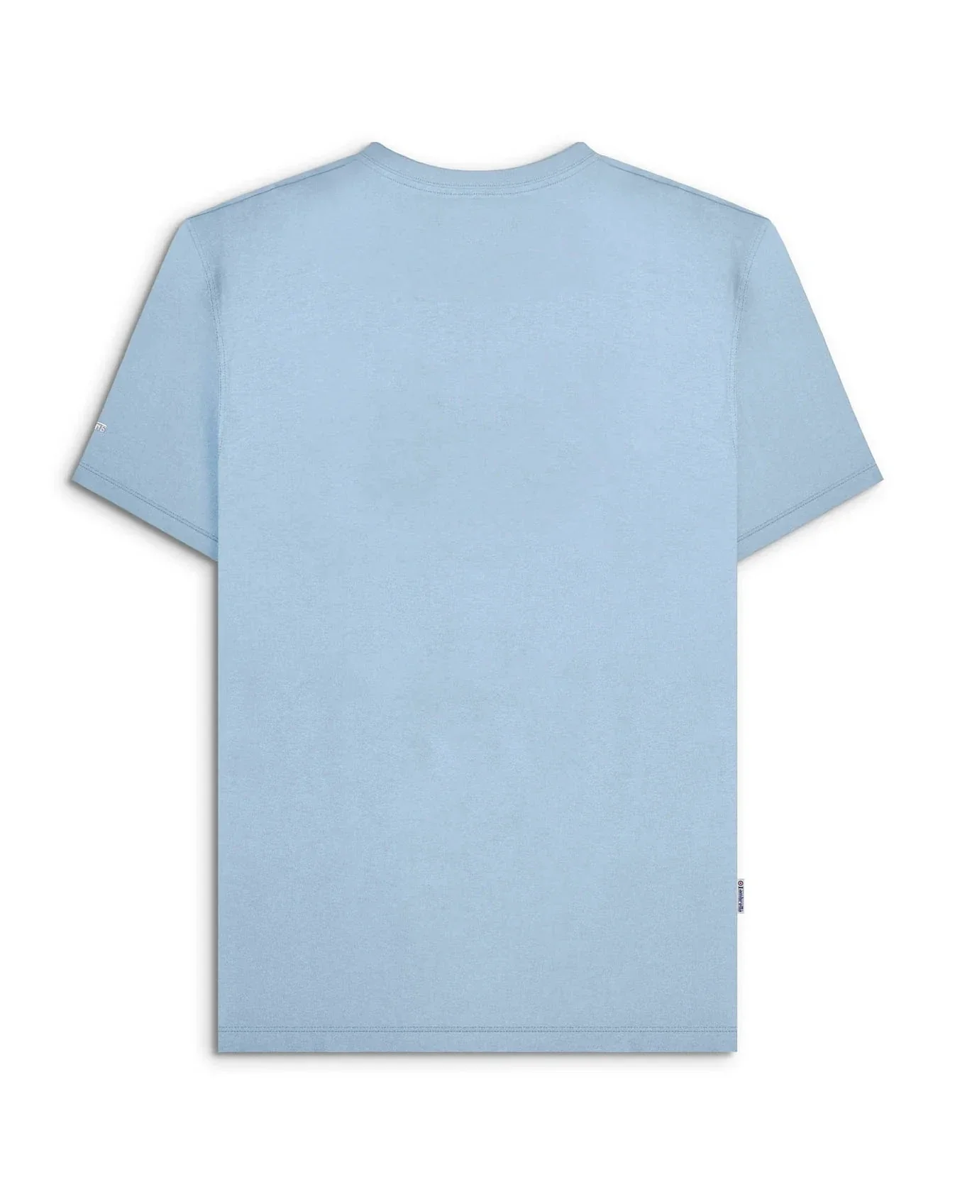 Lambretta Fade Racing Stripe Tee Sky Blue - 170 - Image 4
