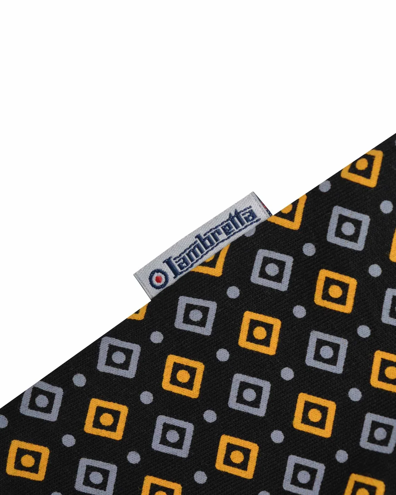 Lambretta GEO AOP Polo Black / Gold - 096 - Image 7