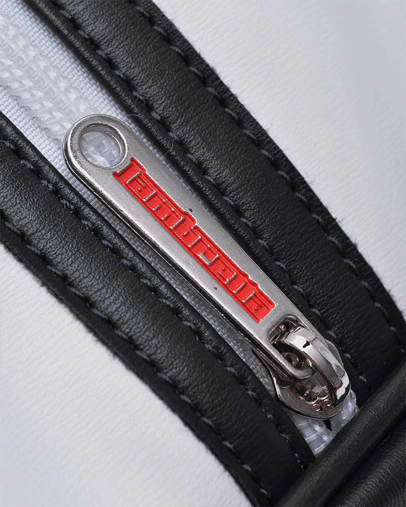 Lambretta Logo Flight Bag Black / White - Image 4