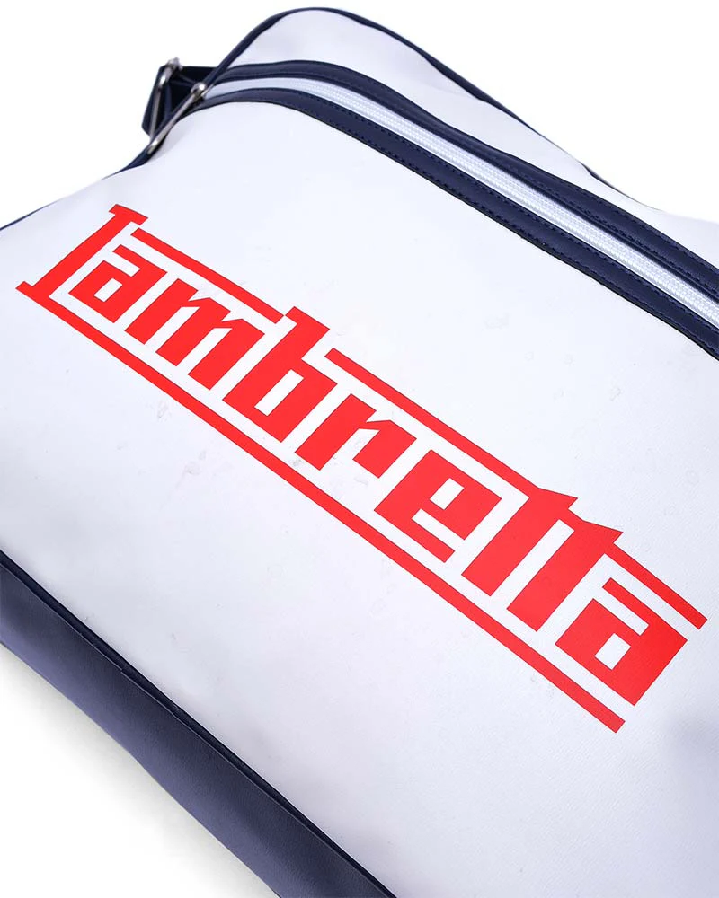 Lambretta Logo Flight Bag Navy / White - 1008 - Image 3