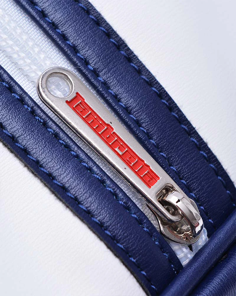 Lambretta Logo Flight Bag Navy / White - 1008 - Image 4