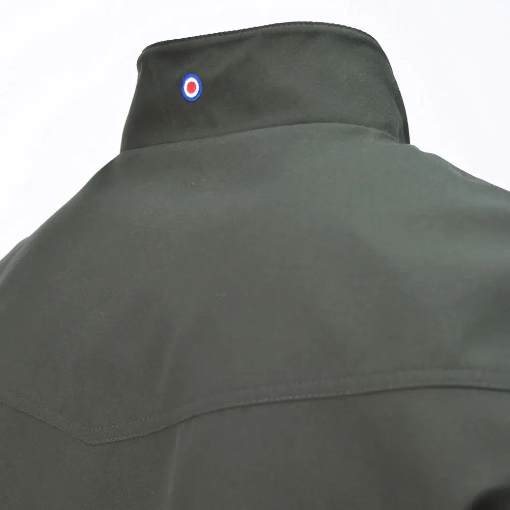Lambretta Men’s Shower Resistant Harrington Jacket Khaki - 651 - Image 5