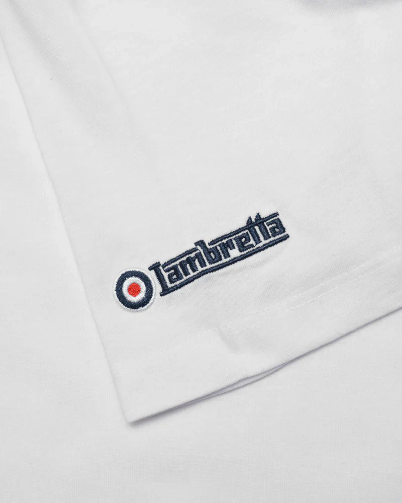 Lambretta Music Icon Tee White - 339 - Image 6