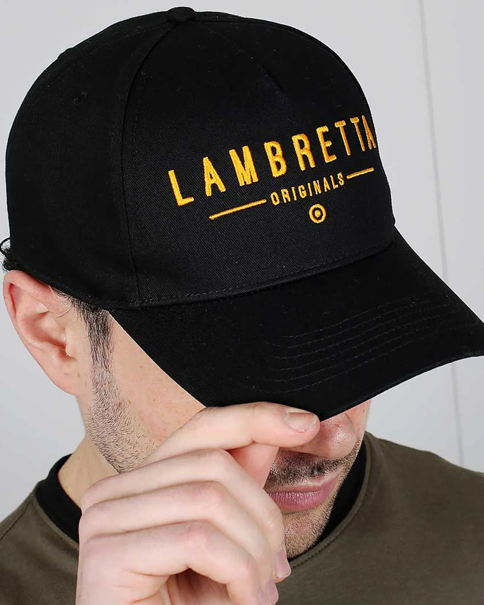 Lambretta Originals Baseball Cap Black/Gold - 1171