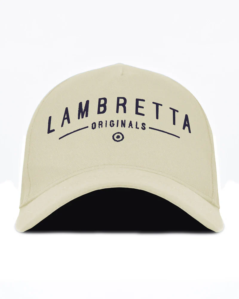 Lambretta Originals Baseball Cap Stone - 1172 - Image 2