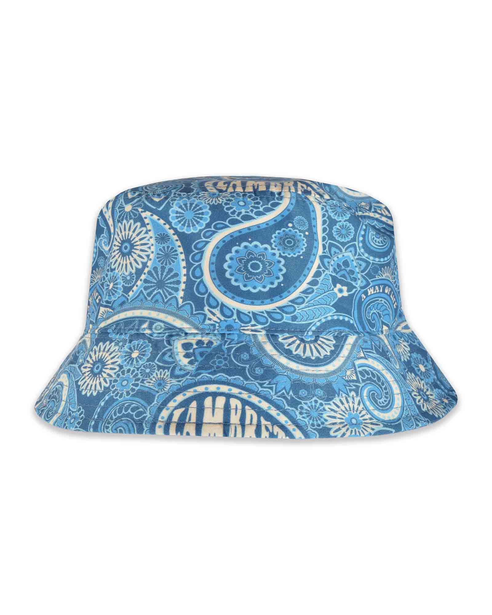 Lambretta Paisley Brand Bucket Hat Dark Blue - 1179 - Image 3