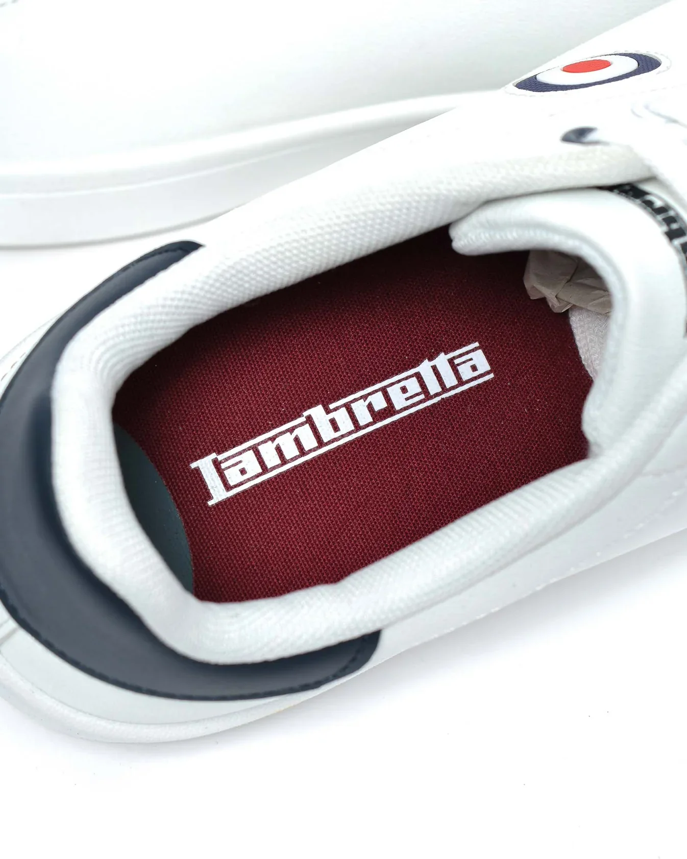 Lambretta Pinball Target Trainers White - 1528 - Image 10