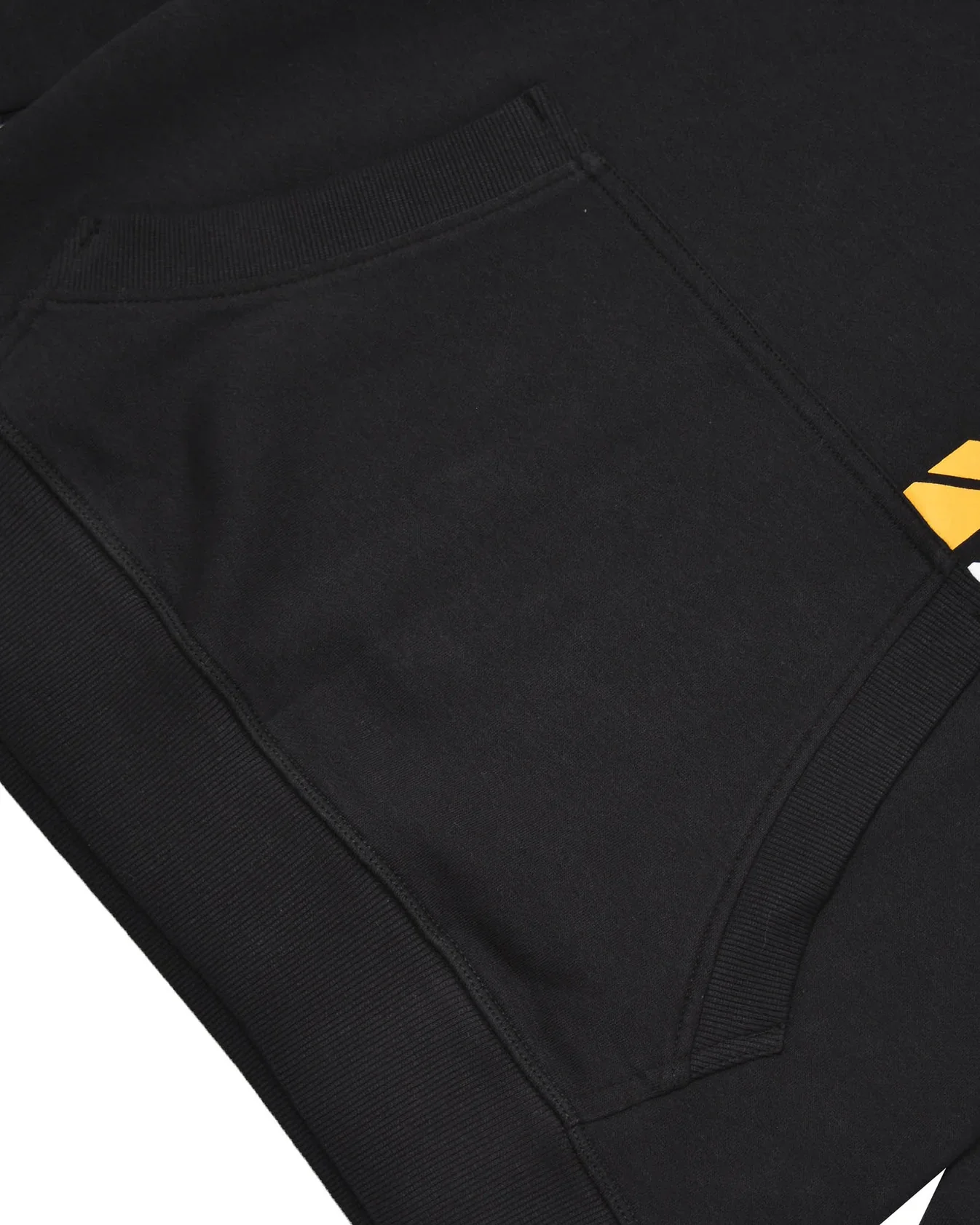 Lambretta Racing Stripe Hoodie Black/Gold - 556 - Image 3