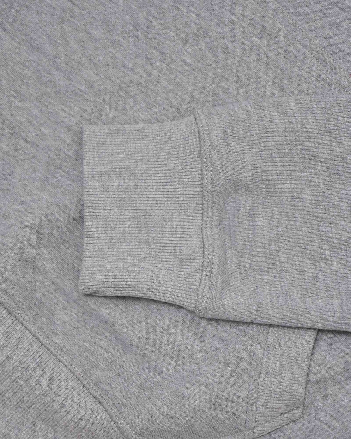 Lambretta Racing Stripe Hoodie Marl Grey - 561 - Image 6