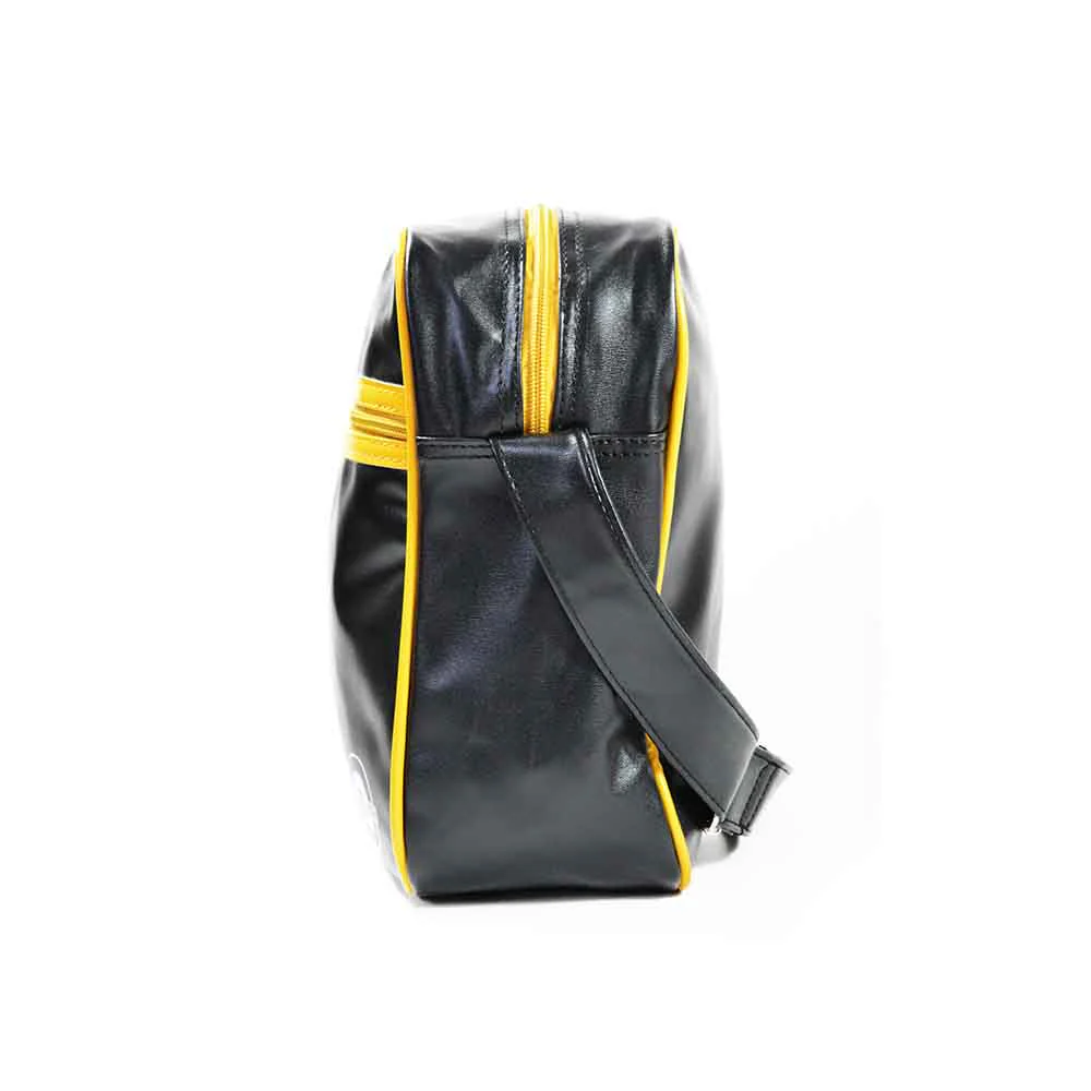 Lambretta Retro Flight Bag Black / Mustard - 1005 - Image 6