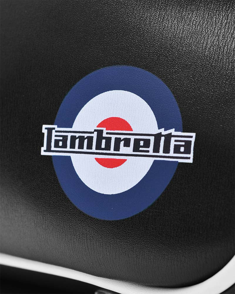 Lambretta Retro Flight Bag Black / White - Image 3