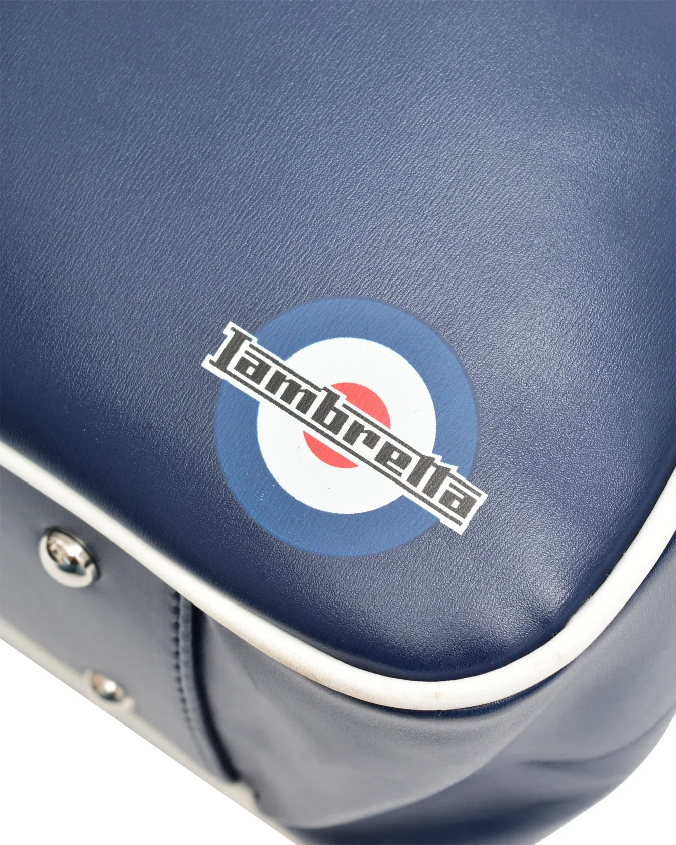 Lambretta Retro Flight Bag Navy / White - 1006 - Image 4