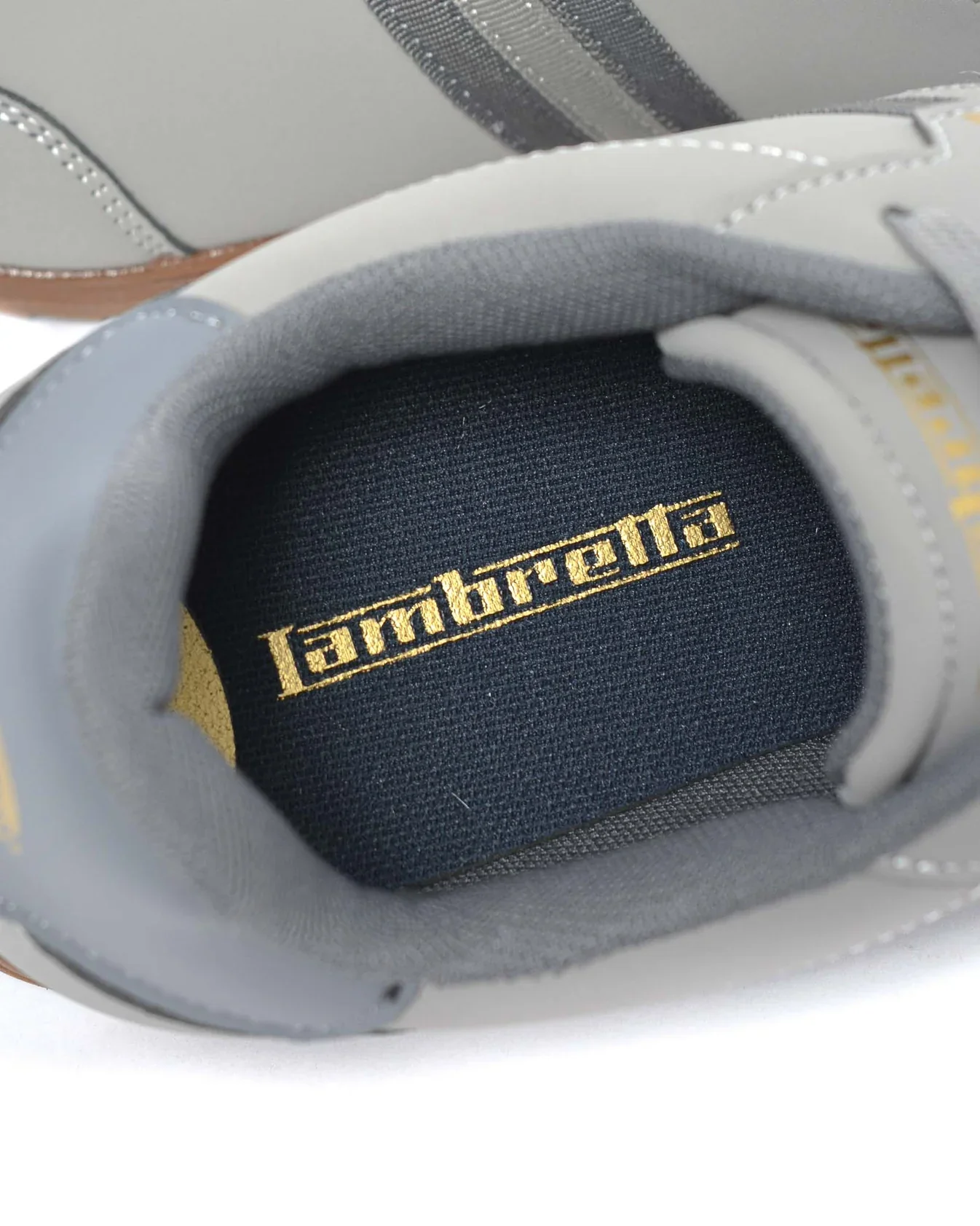 Lambretta Retro Style Tackle Trainers Charcoal/Grey - 1518 - Image 6