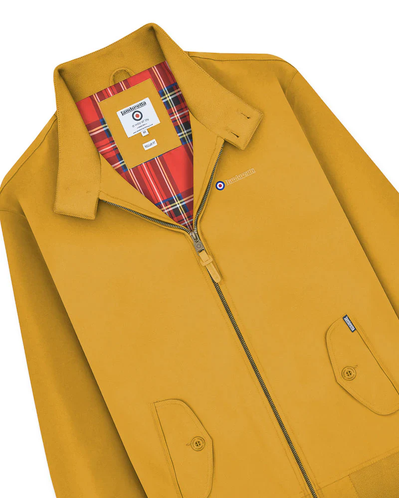 Lambretta Shower Resistant Harrington Jacket Tobacco - 625 - Image 3