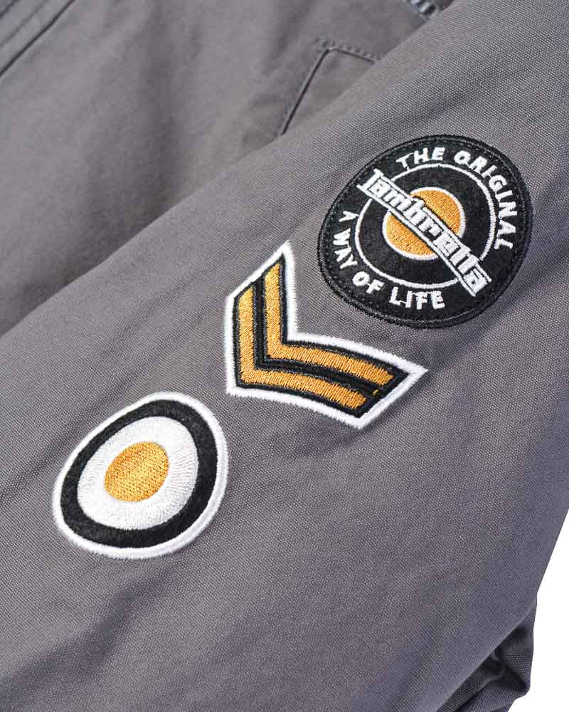Lambretta Sherpa Lined Parka Iron Grey - 617 - Image 10
