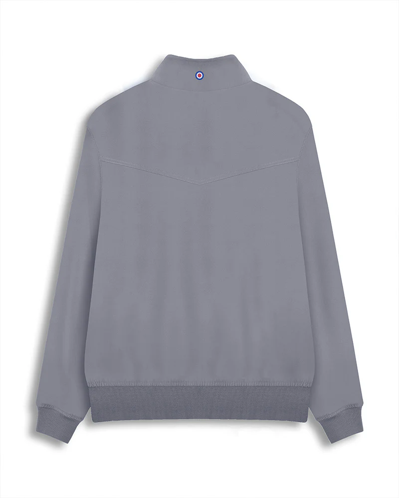 Lambretta Shower Resistant Harrington Jacket Grey - 677 - Image 8