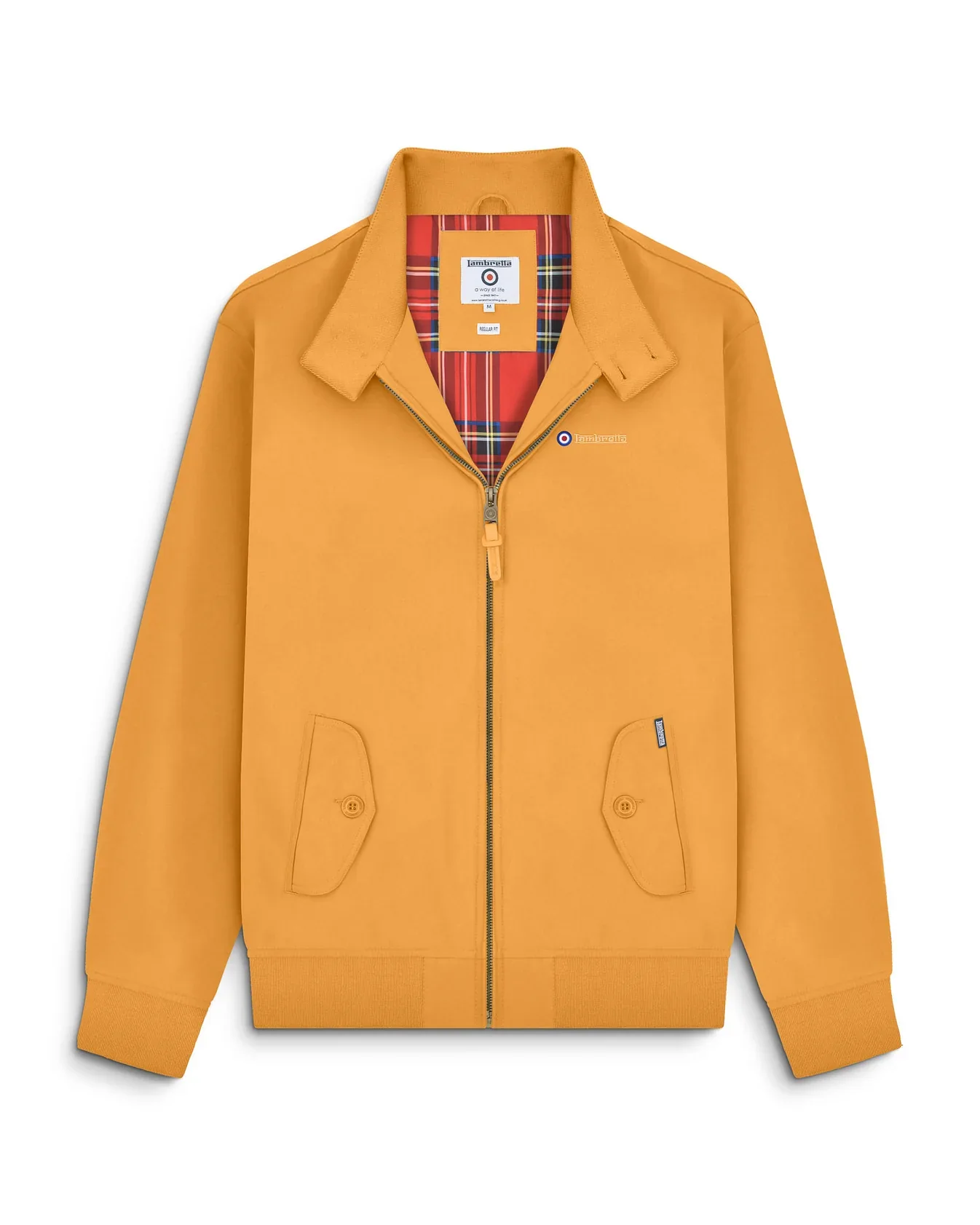Lambretta Shower Resistant Harrington Jacket Mustard - 604 - Image 2