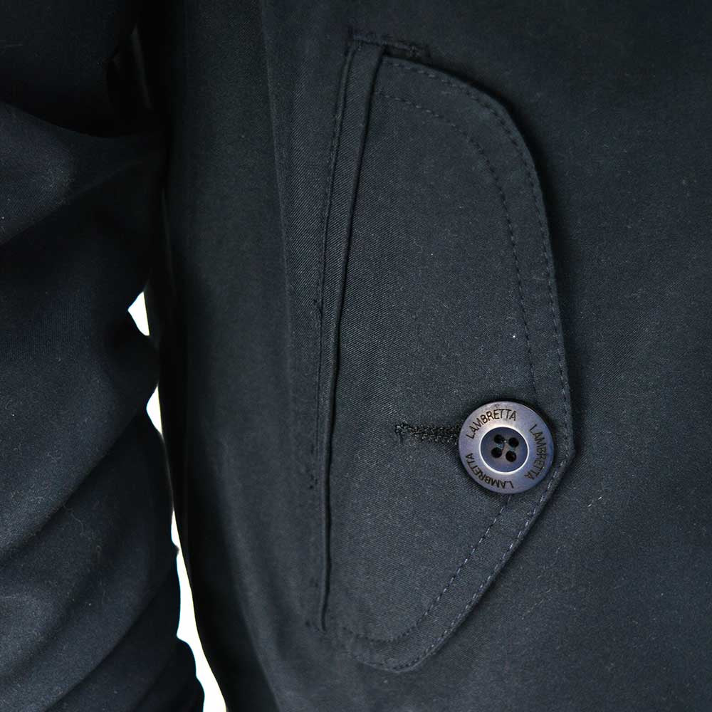 Lambretta Shower Resistant Harrington Jacket Navy - 606 - Image 4