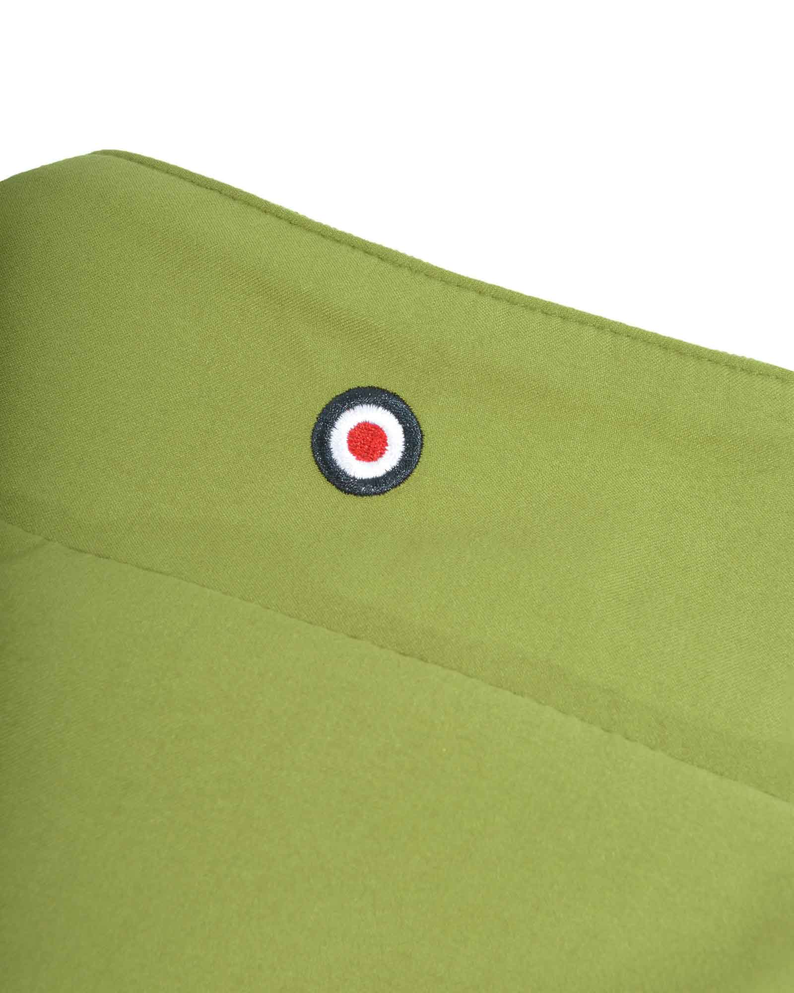 Lambretta Shower Resistant Harrington Jacket Olive Green - 623 - Image 6