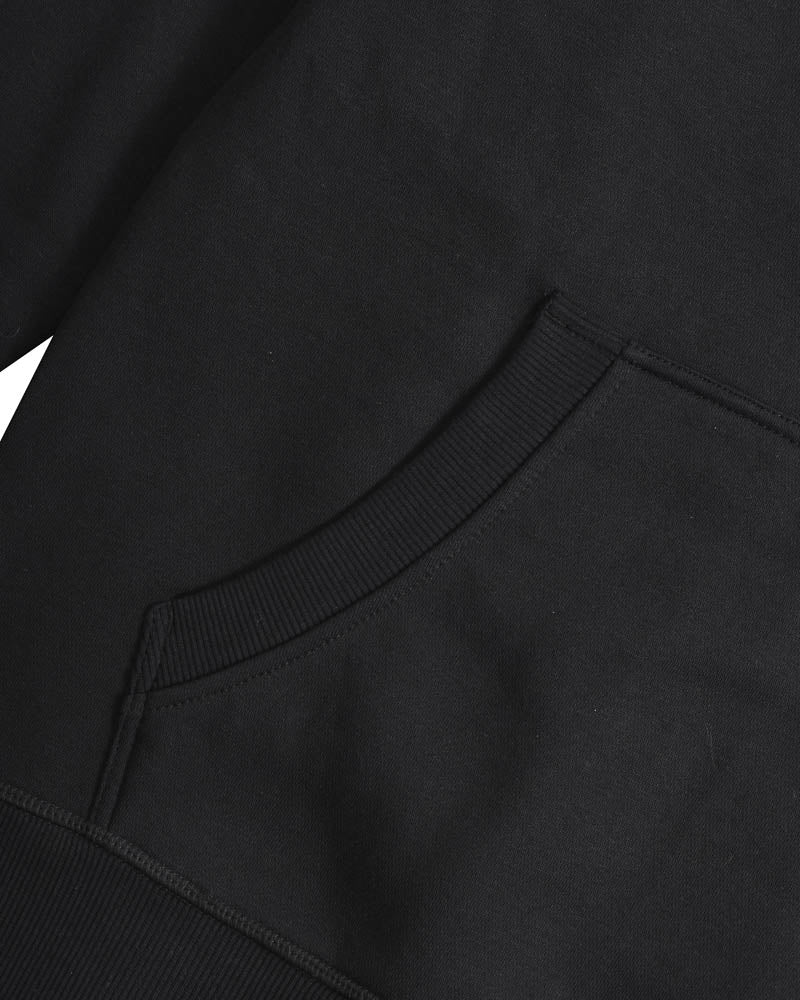 Lambretta Stripe Hoodie Black - 489 - Image 6