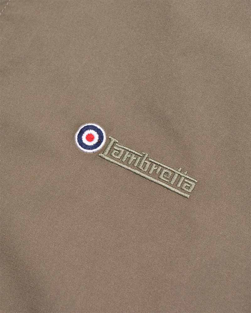 Lambretta Triple Tipped Monkey Jacket Khaki/Dark Blue/Passion Fruit/Grey - 661 - Image 3