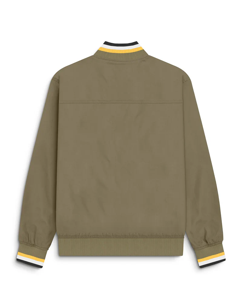Lambretta Tripple Tipped Monkey Jacket Khaki Gold/White/Black - 611 - Image 3