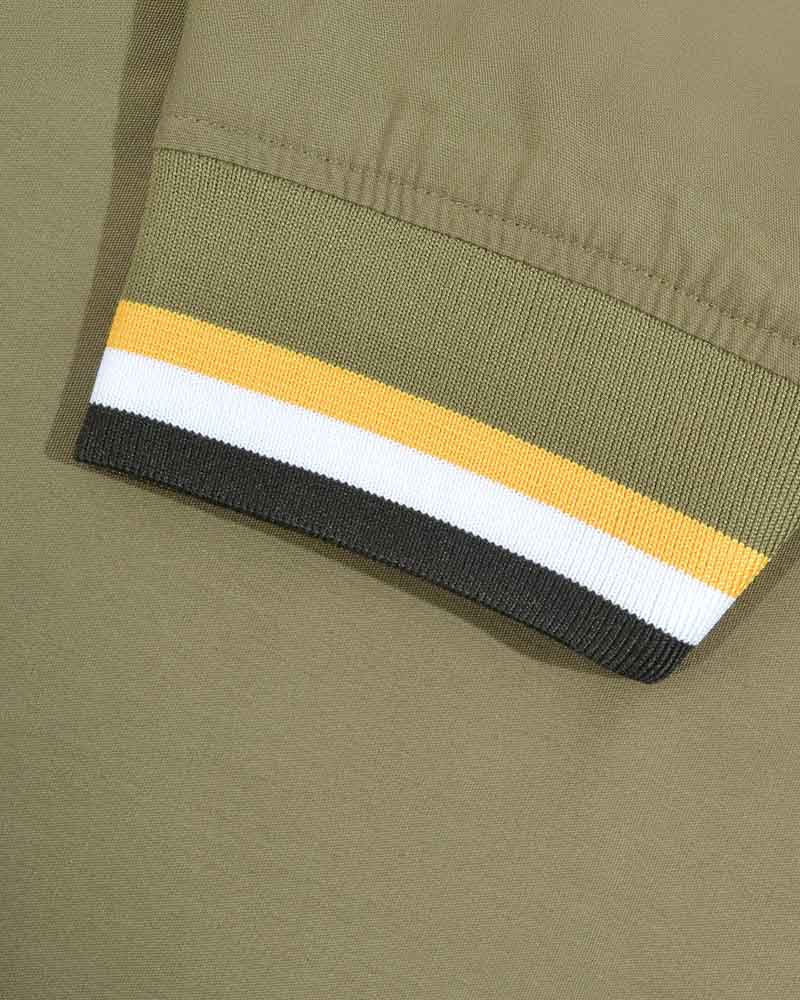 Lambretta Tripple Tipped Monkey Jacket Khaki Gold/White/Black - 611 - Image 6