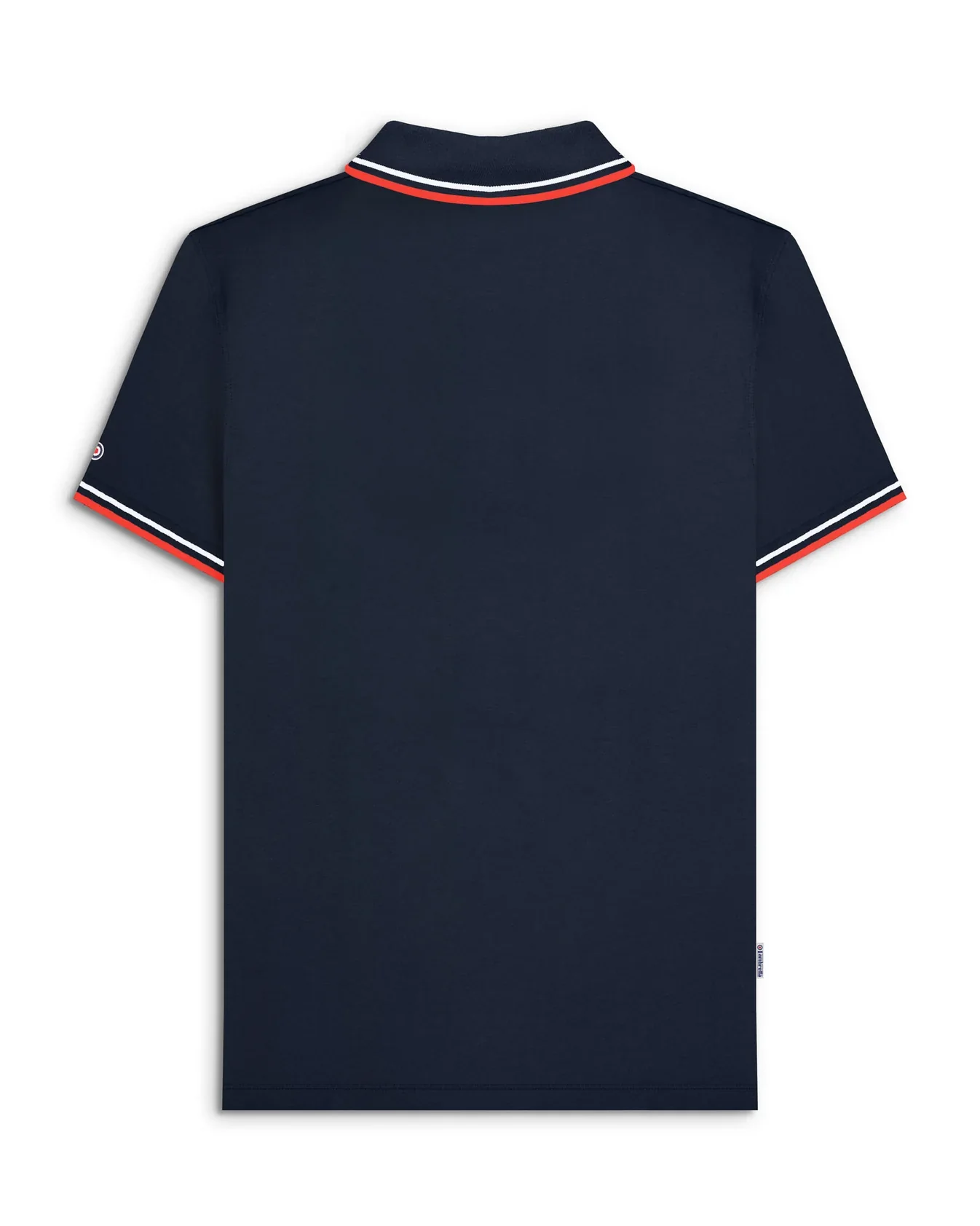 Lambretta Twin Tipped Polo Navy White/Red - 048 - Image 6
