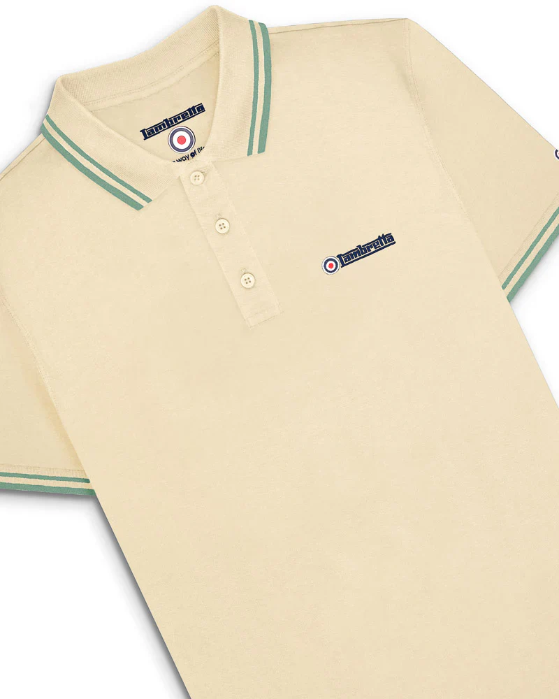 Lambretta Twin Tipped Polo Tofu/Iceberg - 097 - Image 4