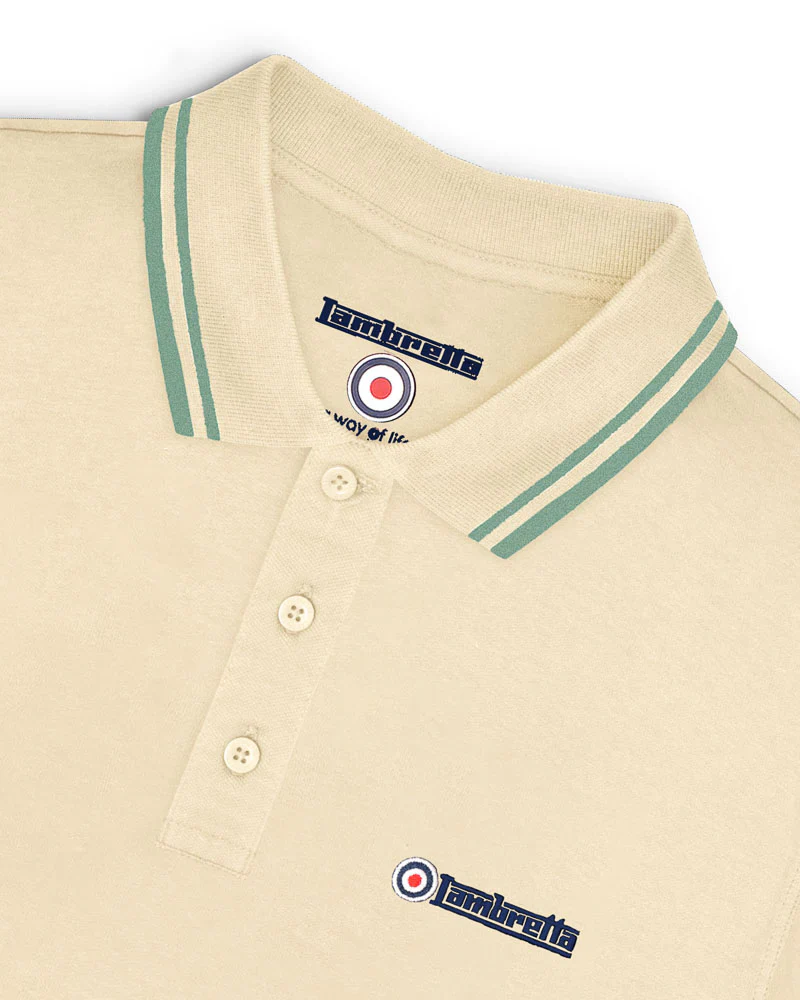 Lambretta Twin Tipped Polo Tofu/Iceberg - 097 - Image 5
