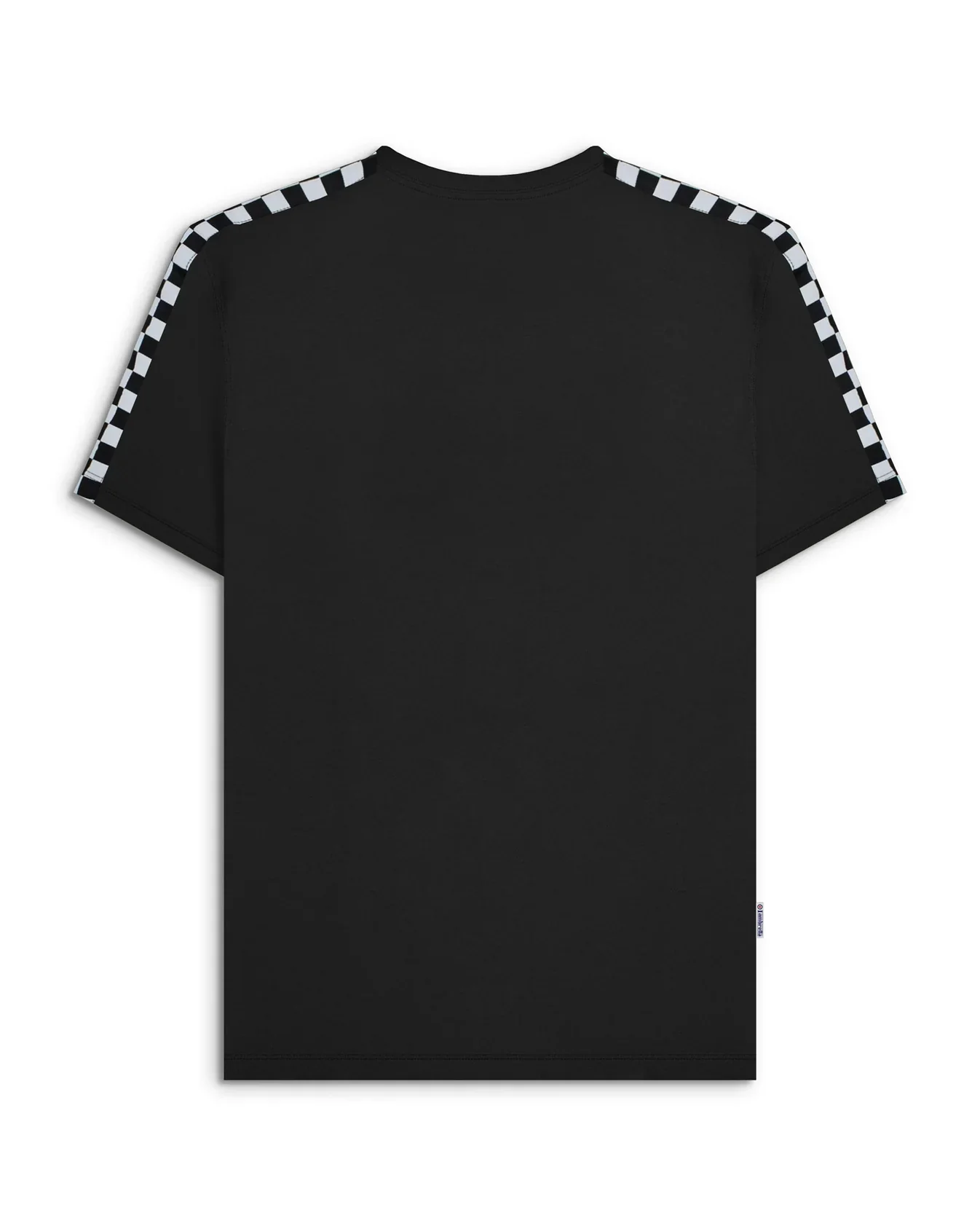Lambretta Two Tone Taped Tee Black - 265 - Image 3