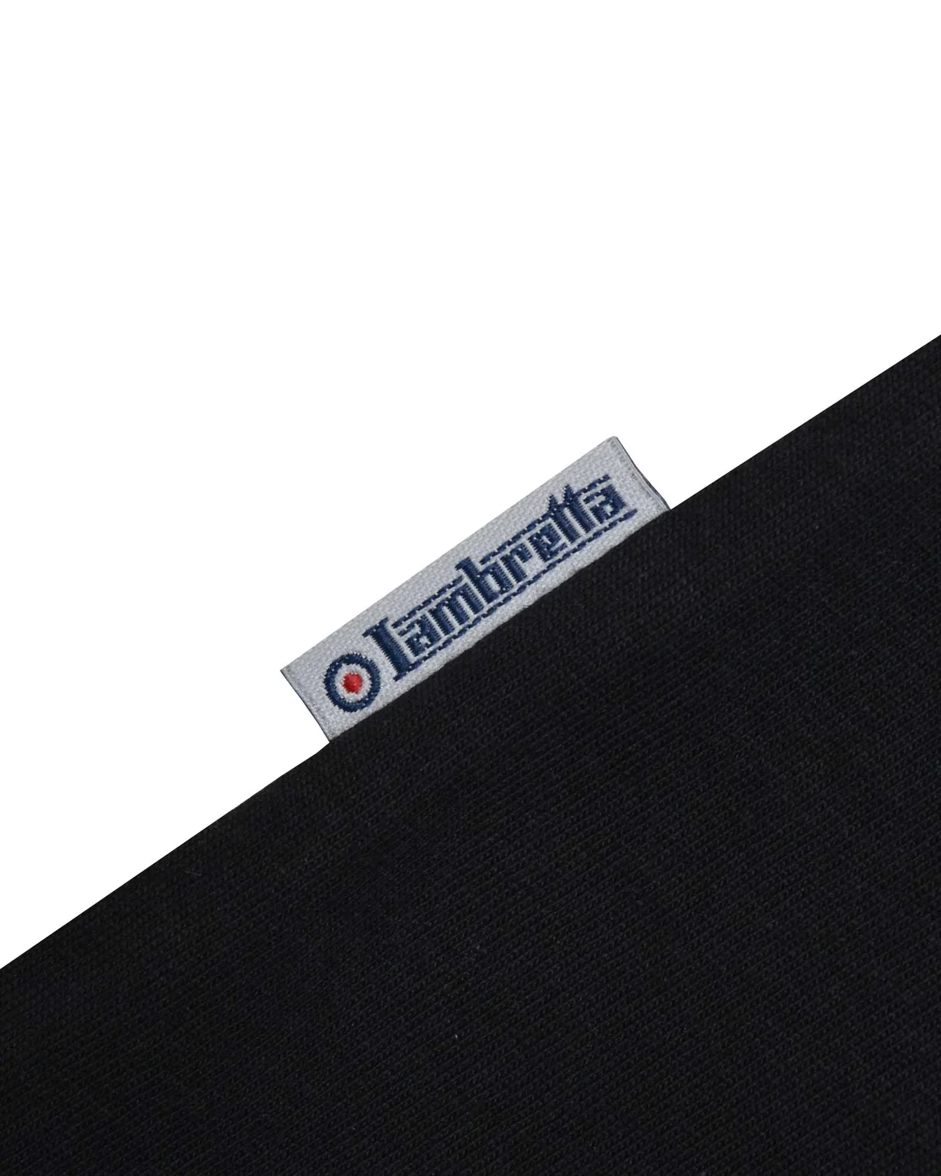 Lambretta Two Tone Taped Tee Black - 265 - Image 5