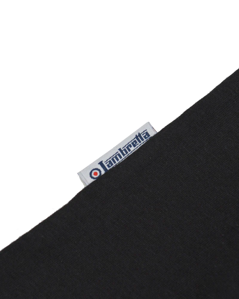 Lambretta Vinyl Tee Black - 123 - Image 5
