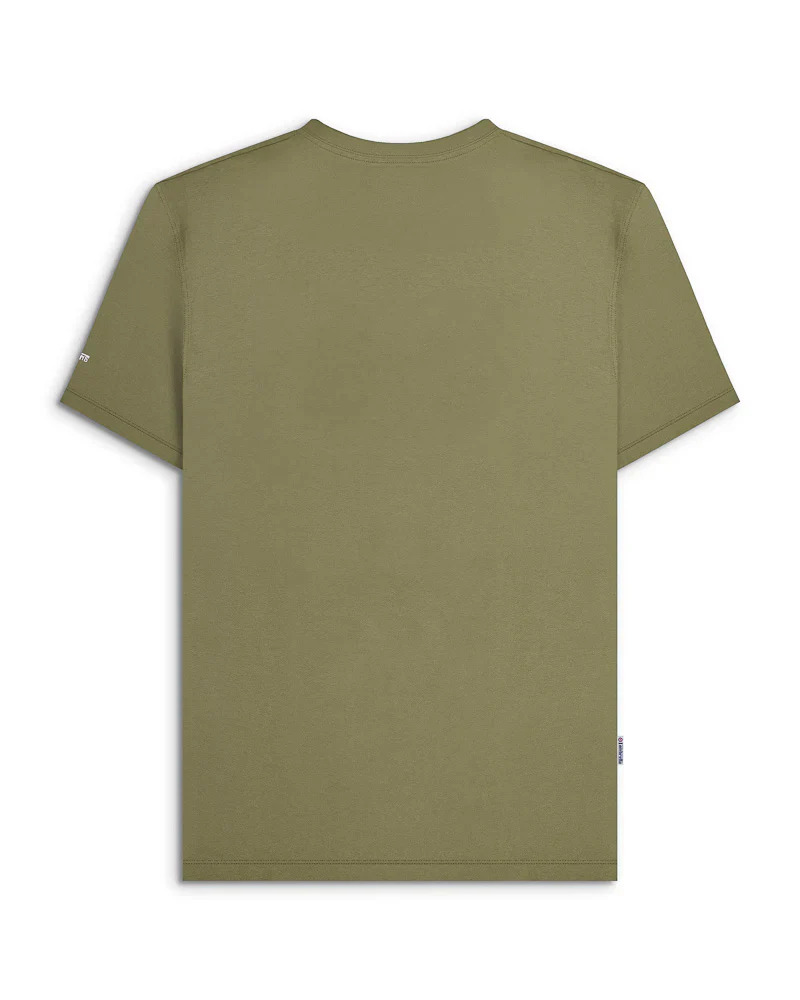 Lambretta Vinyl Tee Khaki - 237 - Image 2
